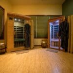 Two Infrared Sauna Rooms Side by Side